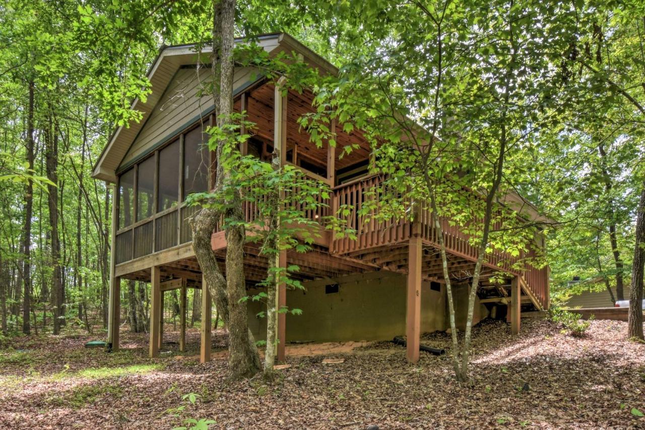 The Honeybee Cabin With Private Porch And Hot Tub Clarkesville Exteriér fotografie